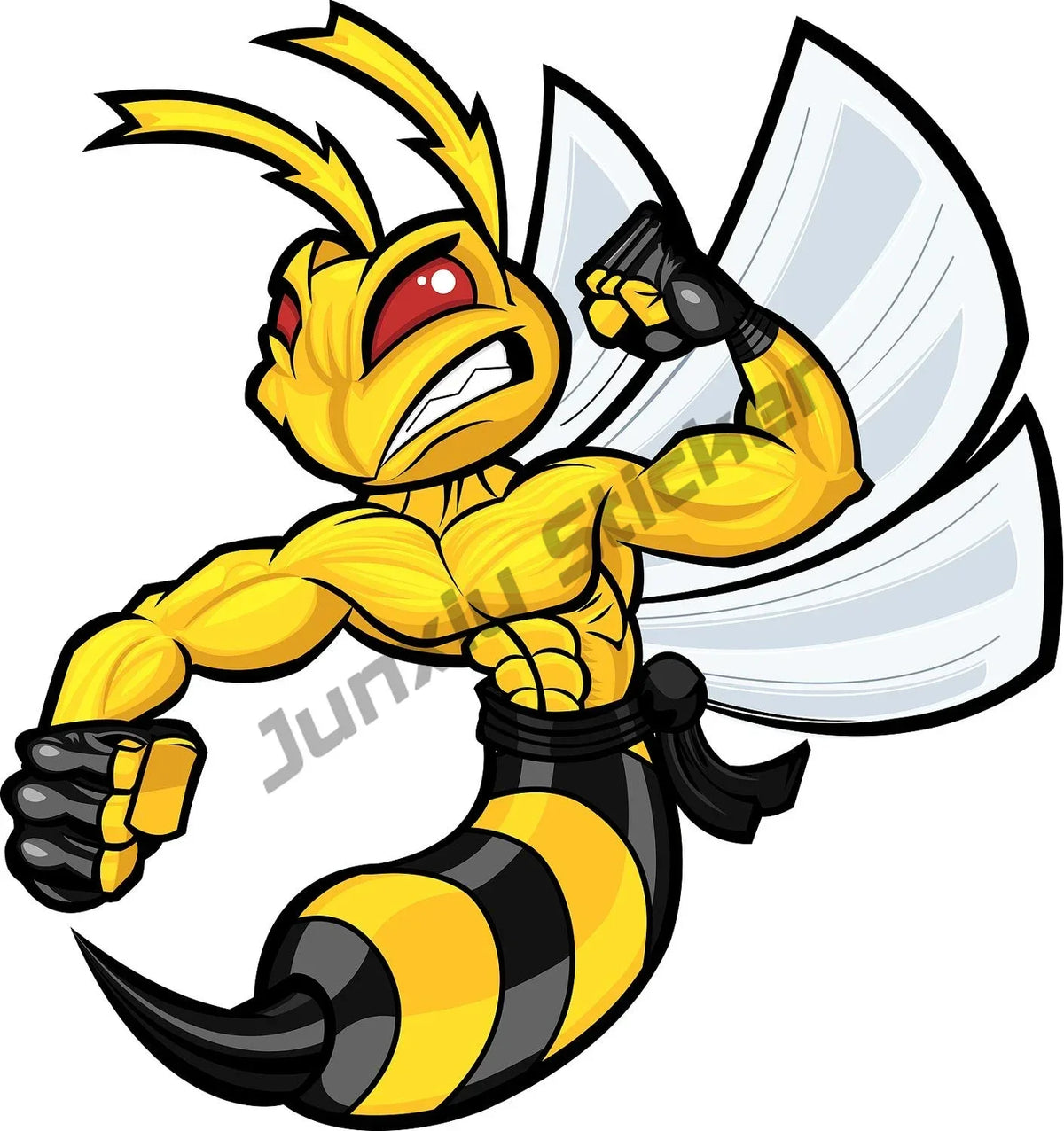 For Bumper Window Laptop Waterproof Lovely Angry Hornets