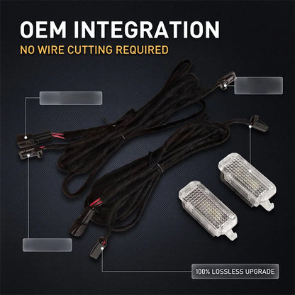 For VW Passat B6 Jetta Golf Rear Footwell Wiring Harness