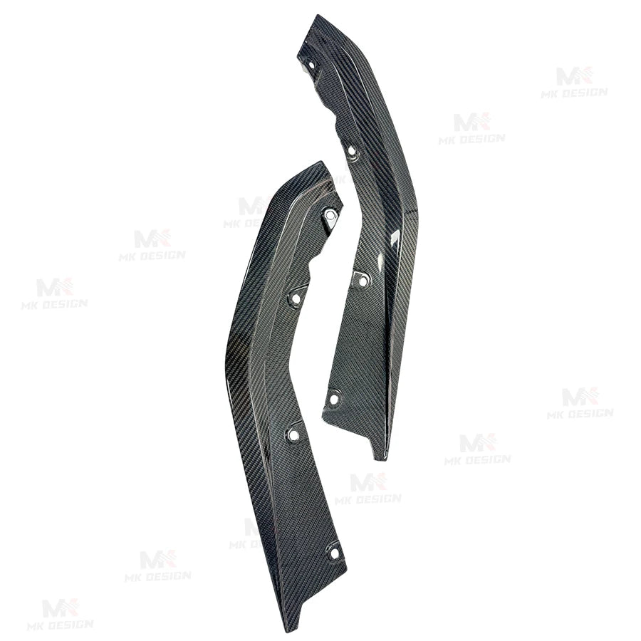 For BMW M4 G82 G83 G80 Carbon Fiber Rear Bumper Splitters Side