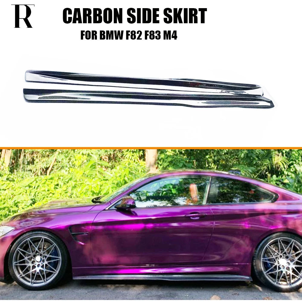 For BMW F80 M3 F82 F83 Psm Carbon Fiber Side Bumper Extension