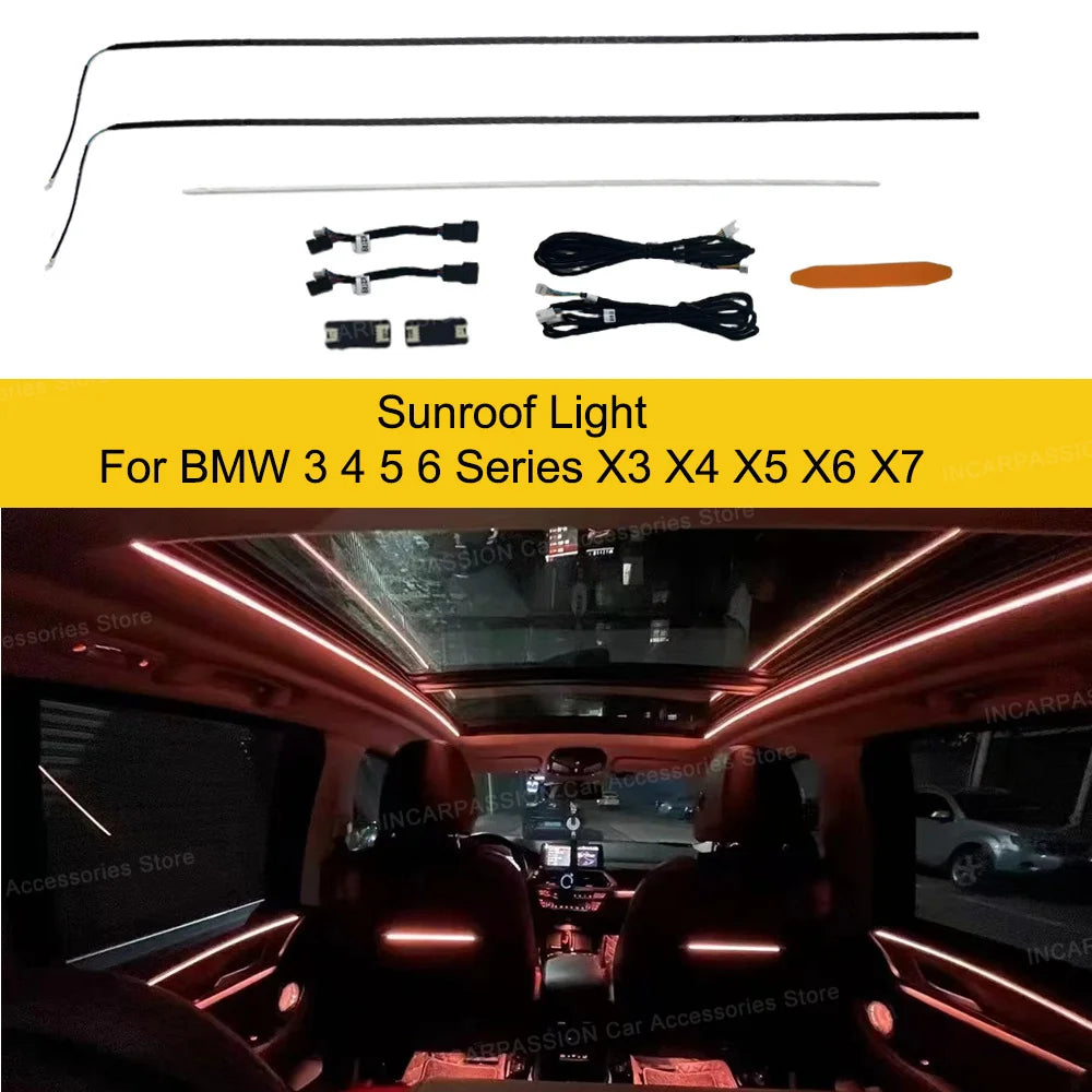 For BMW 2 3 4 5 Colors Sunroof Ambient 6GT Series G20 G30 G05 G06