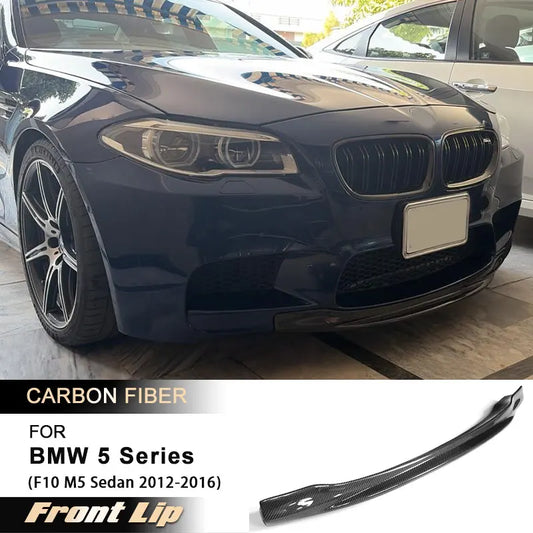 For BMW 5 Series F10 M5 Front Bumper Lip Spoiler Sedan 2012-2016