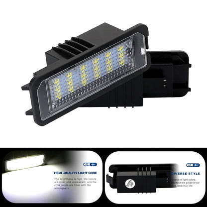 For SEAT Leon MK3 5F.SC 2012 2PCS Canbus No Error License Number