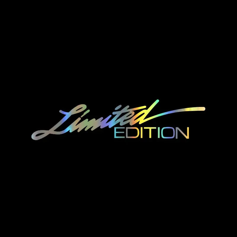 Limited Edition Vinyl Window Sticker car-styling Decal