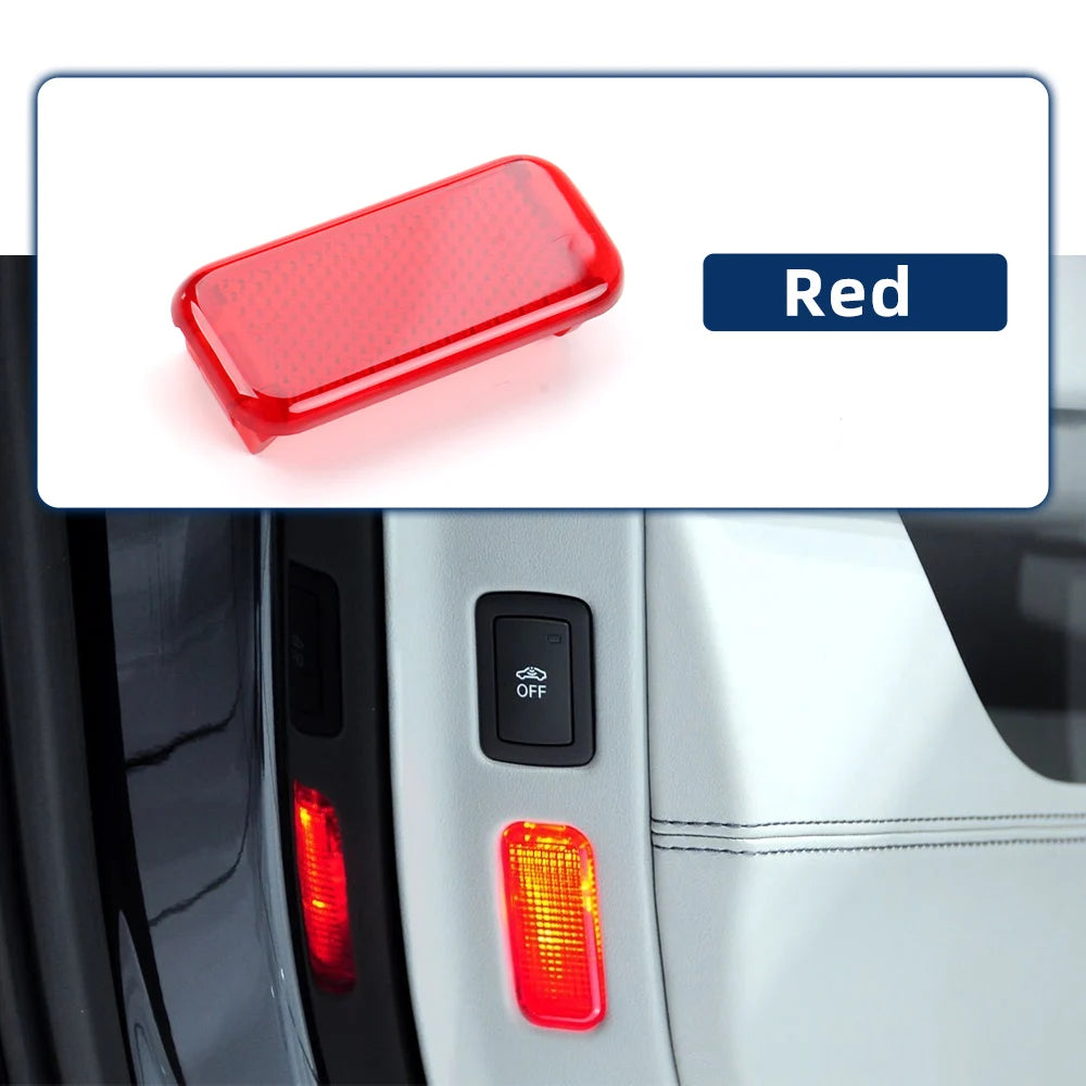 For Audi A3 A4 B8 A5 Pair Door Warning Red 8KD947412 A6 C7 A8 Q3