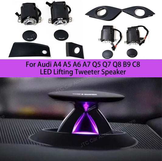For Audi A4 A5 A6 A7 Color Lifting Tweeter Speaker Q5 Q7 Q8 C7 C8