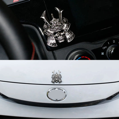 For Any Vehicle 3D Sticker Premium Warrior Metal Side Fender