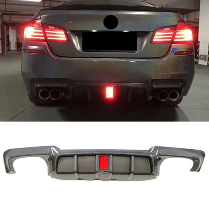 For BMW 5 Series F10 F11 Exterior Rear Bumper Diffuser Lip Boot