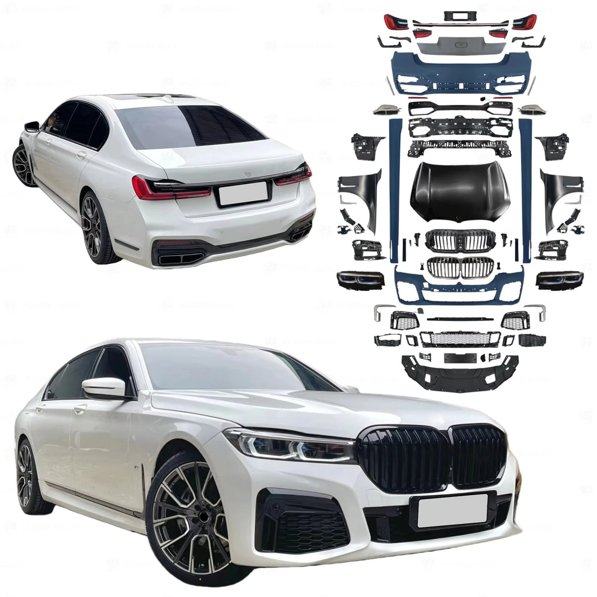 For Bmws 7-Series G11 G12 16-18 Stlf Facelift Refit Bodykit