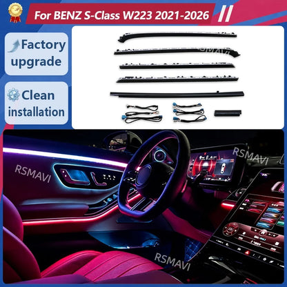 For Mercedes-Benz S-Class W223 V223 2021-2025 Active Ambient