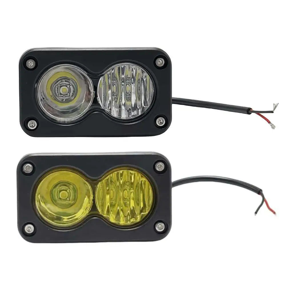 For Motorcycle Pickup 20W Headlight 3inch Square Floodlight Pod