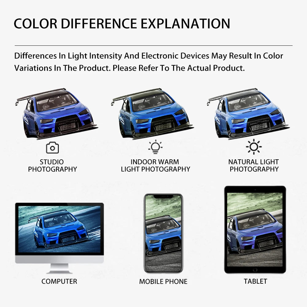 Bright Glossy Red Vinyl Wrap Stickers Color Change Film