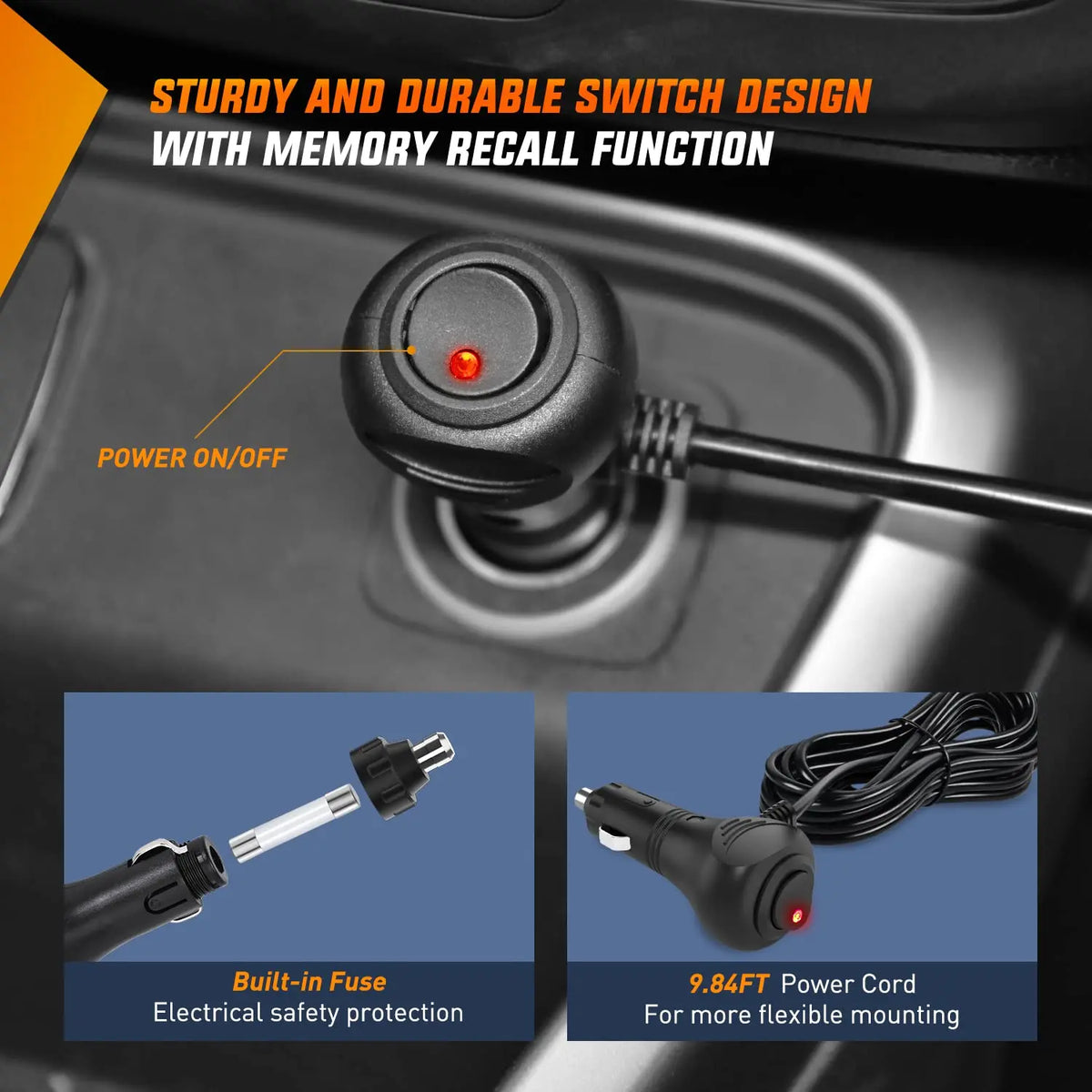 Strobe 16LED Flashing Beacon Model Signal Flash Dash Windshield