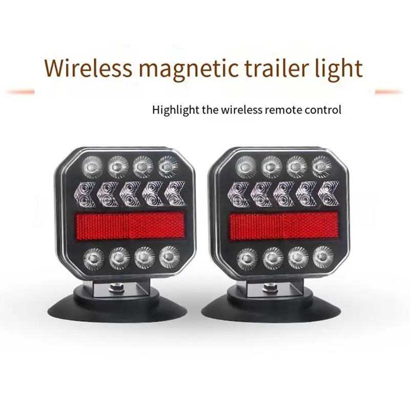 Eu Plug Wireless Solar Trailer dc12v-24v Waterproof Magnetic Tail
