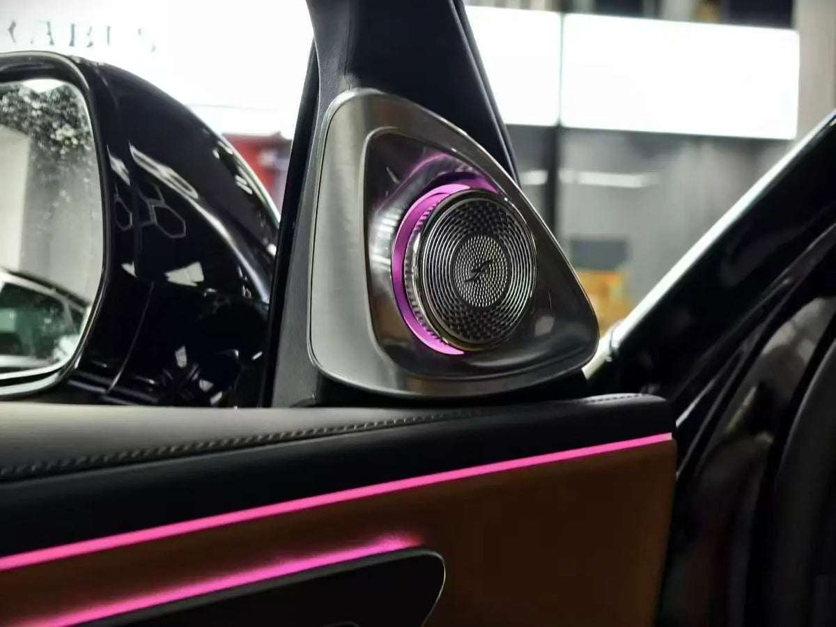For Mercedes Benz C E S 4D Automatic Pop Up Rotating Tweeter RGB