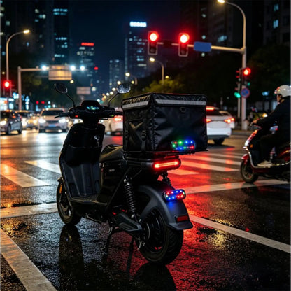 Safety Trucks Bright Multi Mode Solar Powered Caution Motorcycle