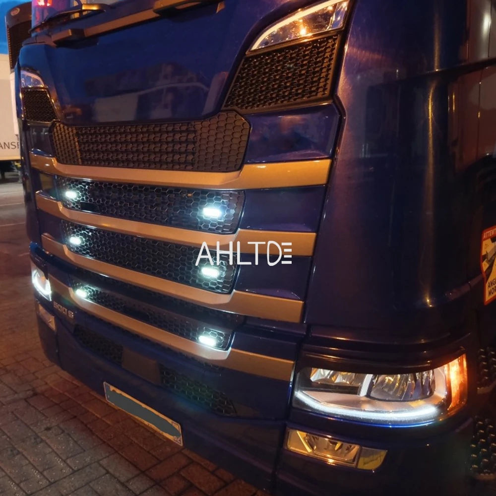 1PCS Truck Strobe Warning 6SMD Grille Flashing Side Bar