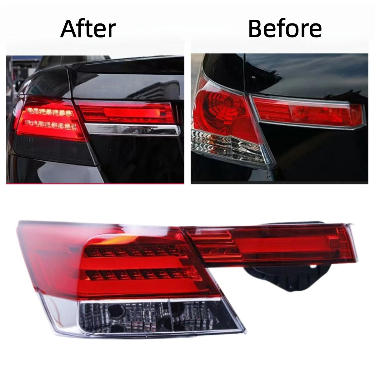 For Honda Accord 8TH Gen Tail Rear 2008-2013 Tail Dynamic Turn