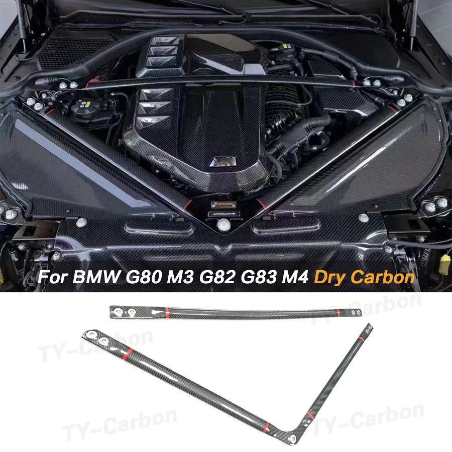For 21-2024 BMW G80 M3 G82 Dry Carbon Fiber Engine Bonnet Hood