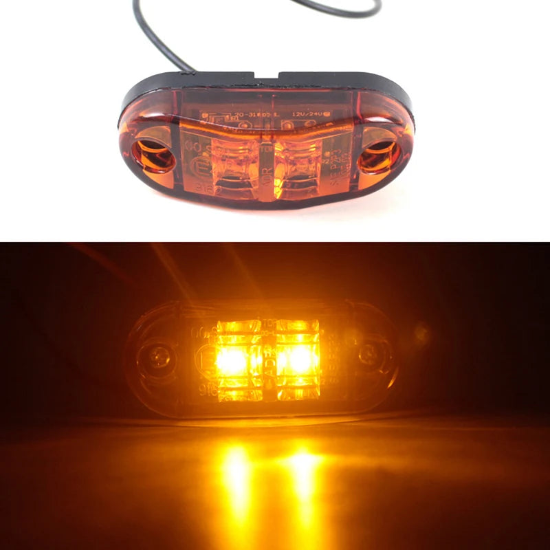 1PCS 10V 30V Side Marker Warning Tail External Trailer
