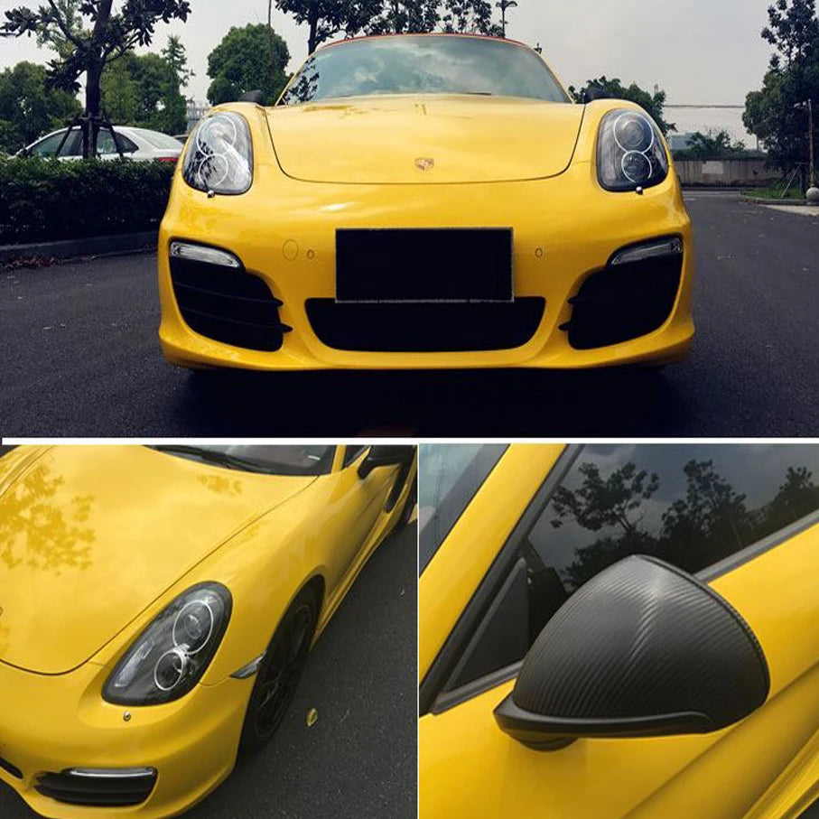 Sizes Gloss Yellow Vinyl Film Super Shiny Glossy Wrapping