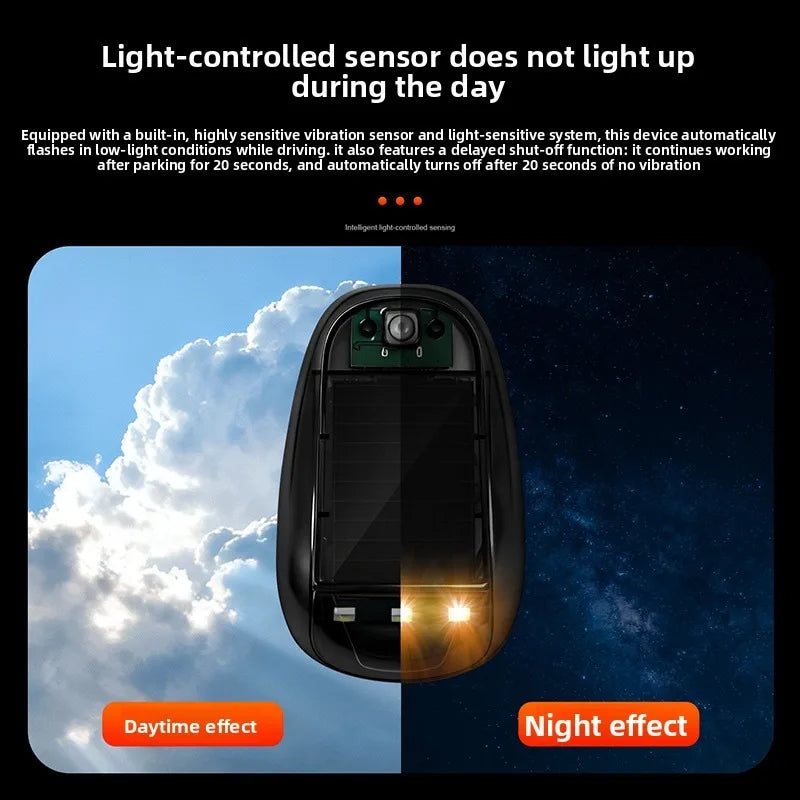 Wireless Control Solar Cab Truck Roof Beacon Strobe Emergency