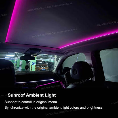 For BMW 2 3 4 5 Colors Sunroof Ambient 6GT Series G20 G30 G05 G06