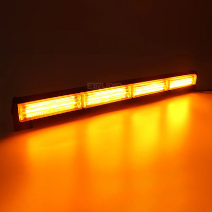 Cob Traffic Adviser Signal Emergency Warning Strobe Bar Yellow