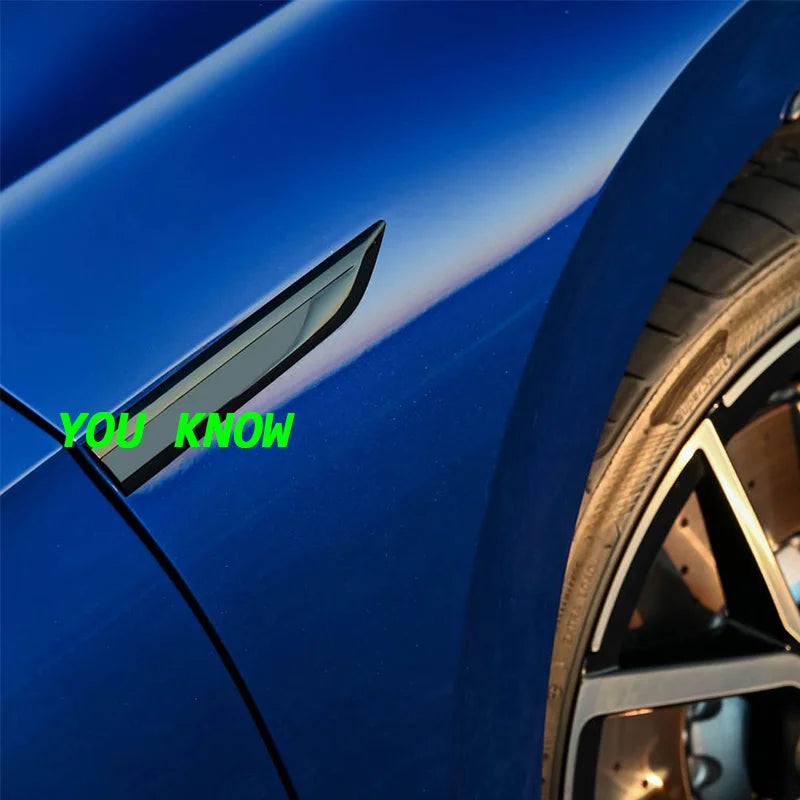 For 2020 Golf 8 Tape Plastic Golss Black Door Side Fender Knife R