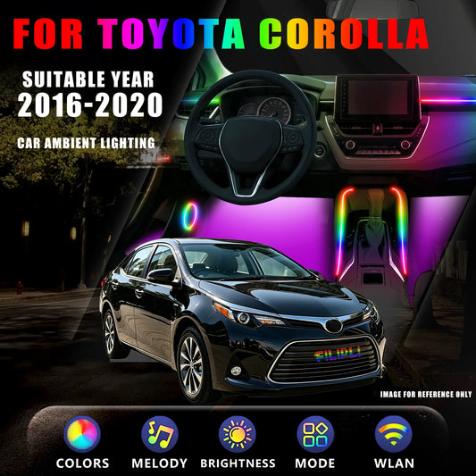 For Toyota Corolla 2016-2020 Dream Color Ambient Lighting Kit