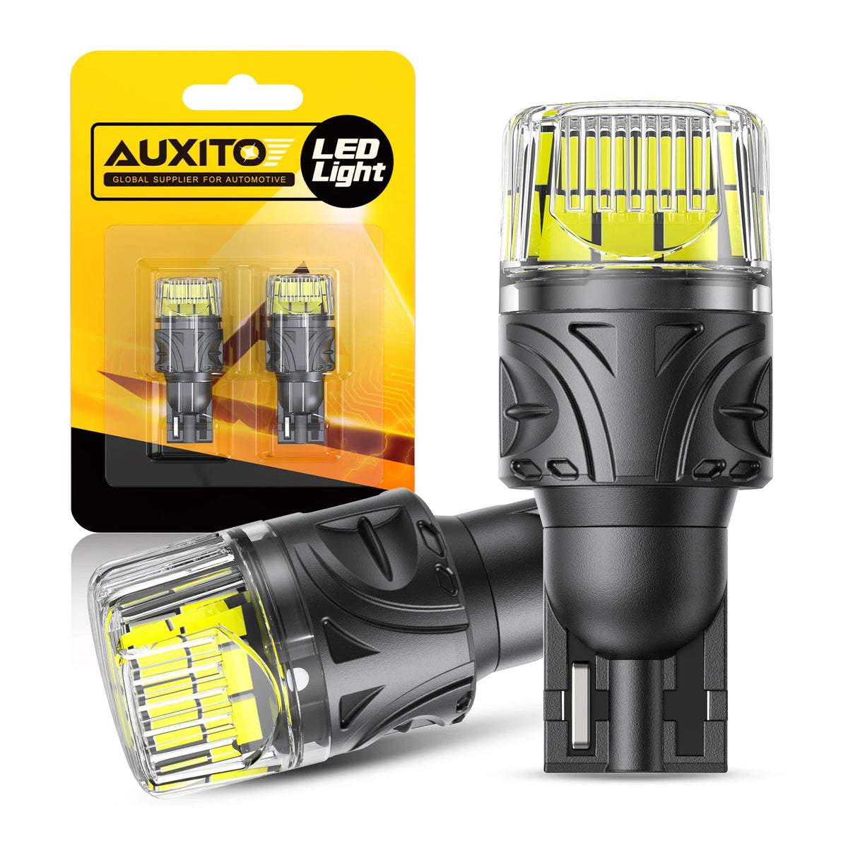 Auxito 2PCS T15 W16W Bulb No Error White Yellow