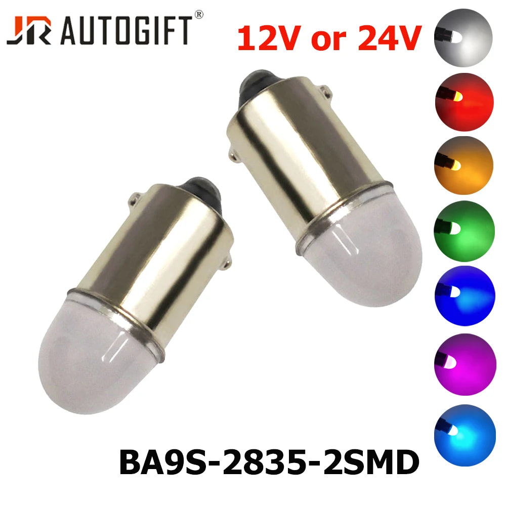 10PCS ba9s T4W 2835 Green 4300K Bulb Interior License