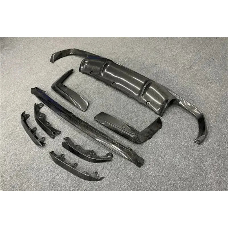 For BMW F91 F92 F93 M8 Door 2020-2023 Real Carbon Fiber Bumper