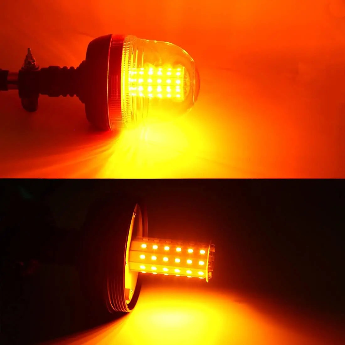 Amber Tractor Motorcycle Forklift Strobe Warning Flashing Truck