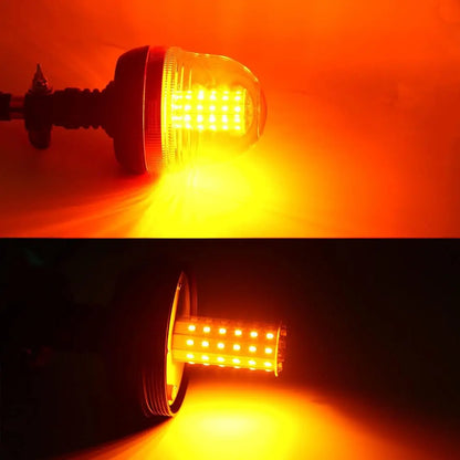 Amber Tractor Motorcycle Forklift Strobe Warning Flashing Truck