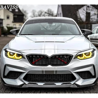 For BMW M2 2 Series Drl Lemon Yellow Angel Eyes Multicolor F22