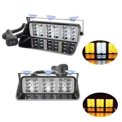 For Most Vehicles Dash Strobe Fit Interior Windshield Mounting