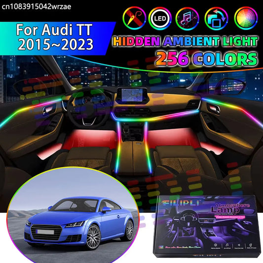 For Audi Tt 2015~2023 Fv 8S MK3 RGB Interior Ambient Strips