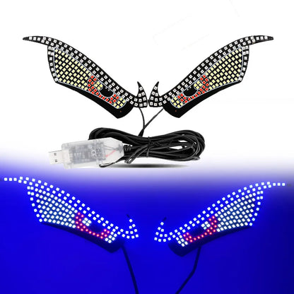 Devil Eyes Warning Dynamic Demon Eye Windshield Display