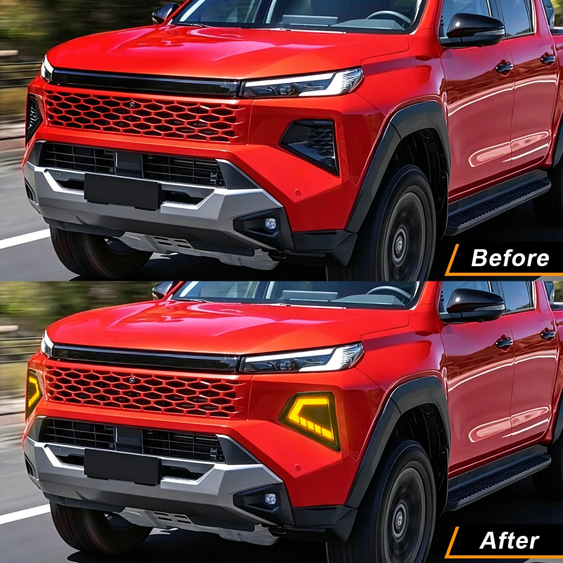For Toyota Hilux Travo 2026 Front Set Drl Daytime Running