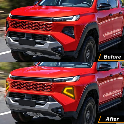 For Toyota Hilux Travo 2026 Front Set Drl Daytime Running