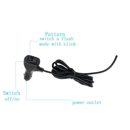 12V 24V 4LED Red Blue Strobe Bar Traffic Advisor