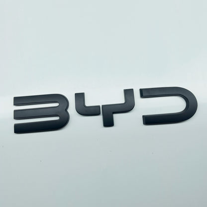 For BYD Sealion 7 Ev Black Front Badge Rear Emblem Sticker Matte