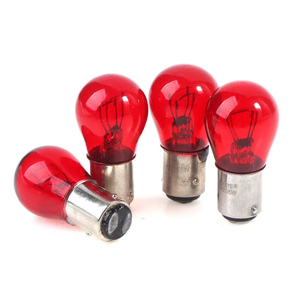2PCS baw15d Red Brake Stop Tail Bulb 12V Turn