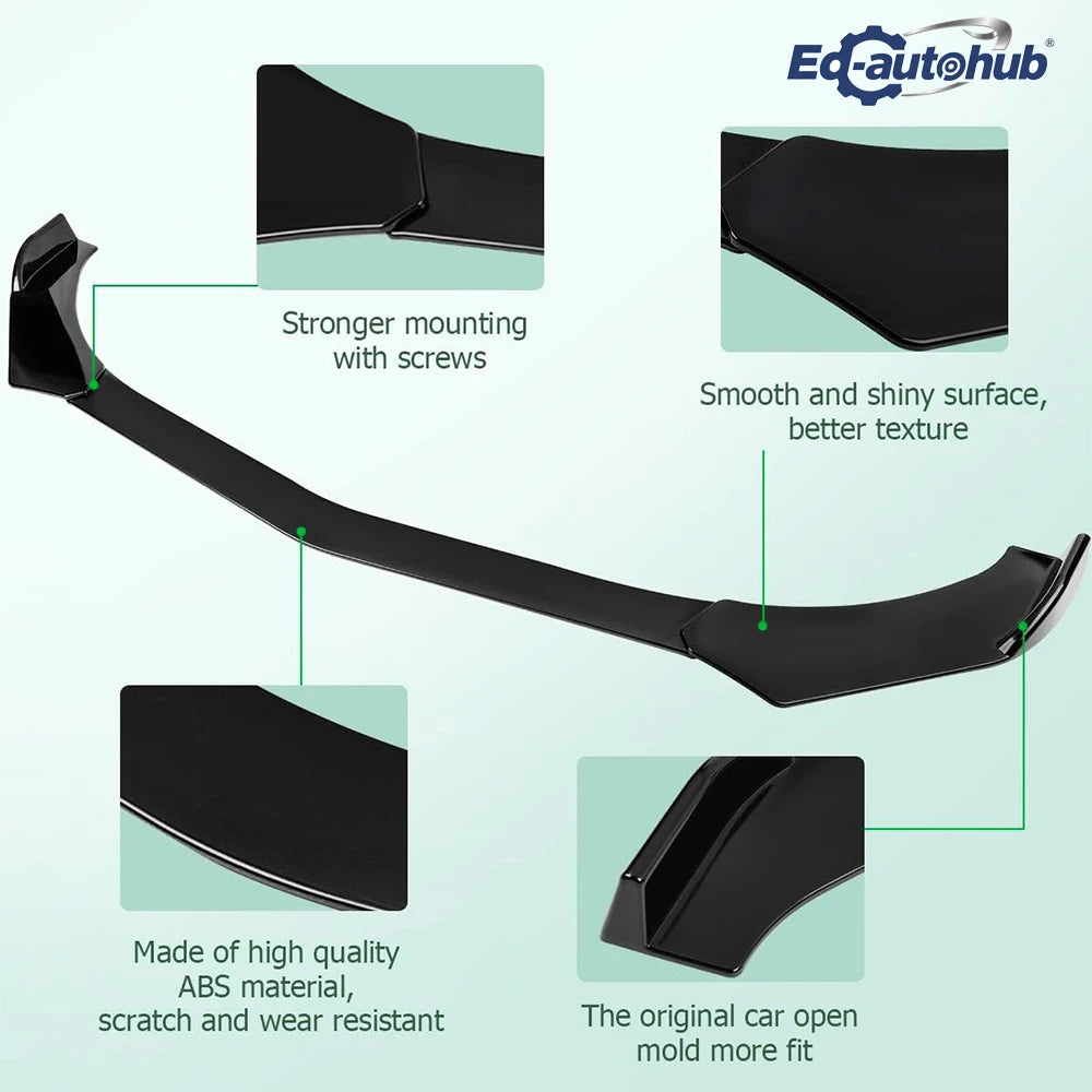 For Mercedes Benz W205 W204 W211 W213 c-class e-class Front Lip