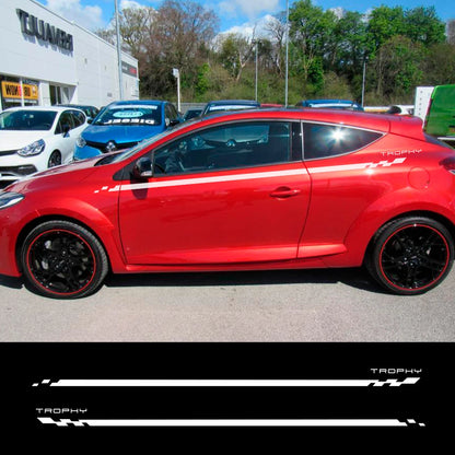 For Renault Megane 2 3 4 2PCS Door Side Stickers Rs Grandtourer