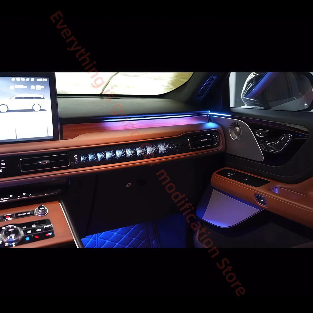 For Lincoln Aviator Automotive Interior Lighting Atmosphere