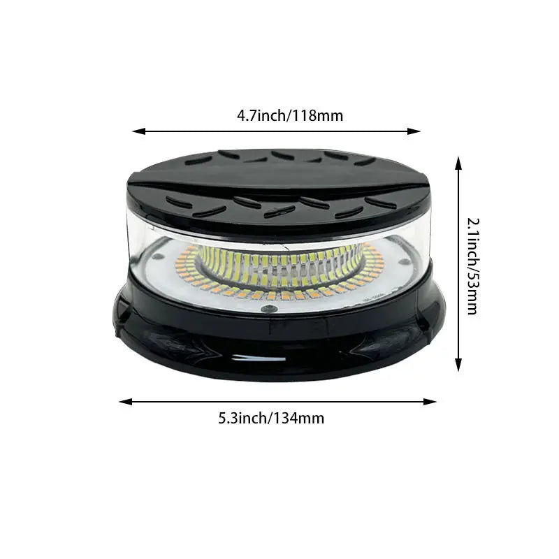 Laikesi Modes Magnetic Warning Beacon 360 Brightness Amber Strobe