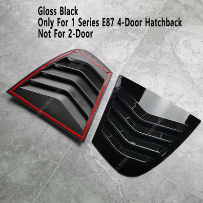 For BMW E87 Rear Window Louvers 116I 116D 118D 118I 120D 120I