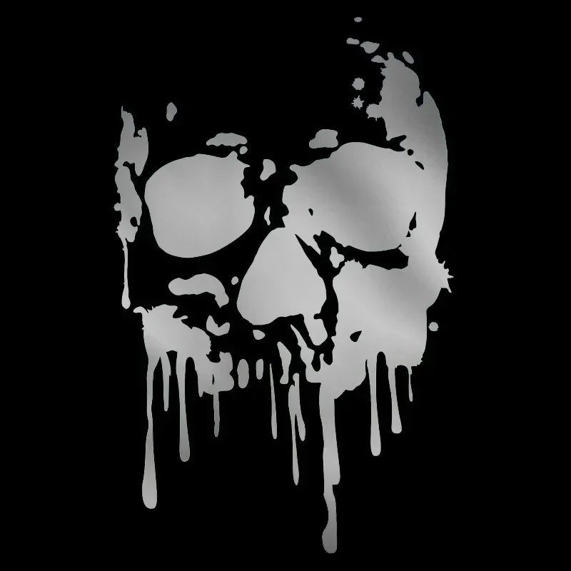 Skull Pattern Sticker Custom Stickers Motorcycle Exterior Parts